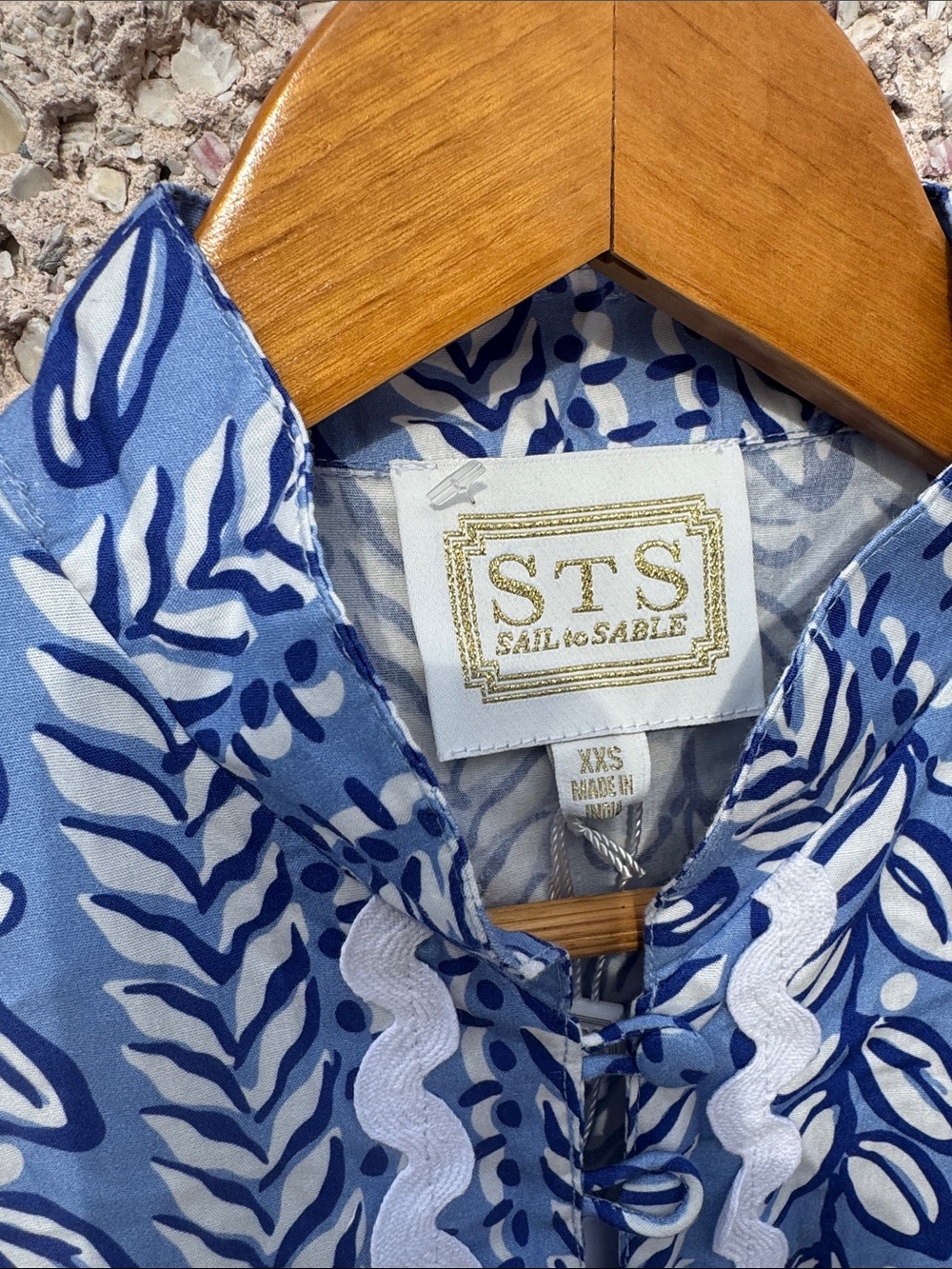 Sail to Sable Hydrangea Ric Rac Dress NWT - Picture 7 of 12